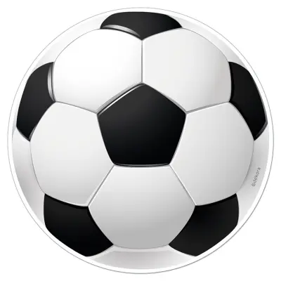 Fotboll Tårtbild 15,5cm
