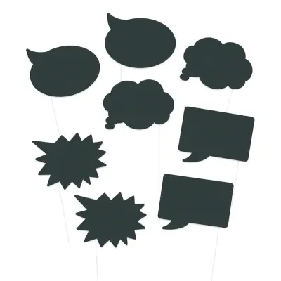 Fotoprops Griffeltavlor - 8-pack