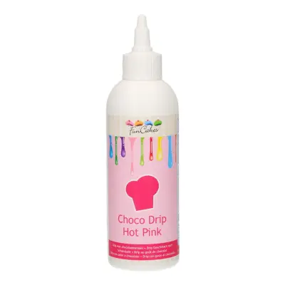 FunCakes Choco Drip Hot Pink/Rosa - 180 g
