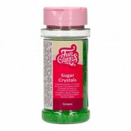 FunCakes Strössel Crystals Grön - 80 gram