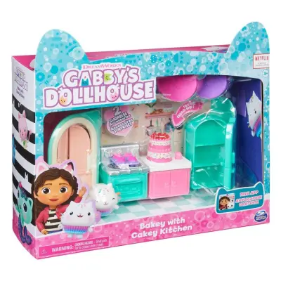 Gabby's Dollhouse Bakey with Cakey Kitchen - Gabbys Dollhouse -  Leksaksaffären