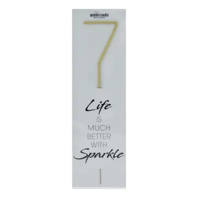 Gigantiskt Sifferbloss Guld - Siffra 7