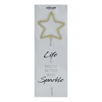 Gigantiskt Sifferbloss Guld - Stjärna