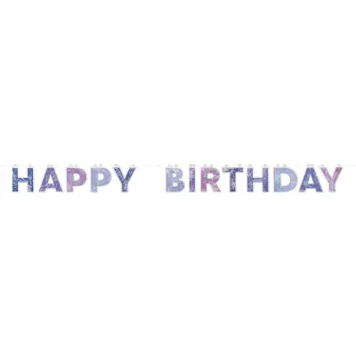 Girlang Happy Birthday Galaxy Lila