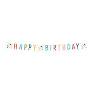 Girlang Happy Birthday Konfetti