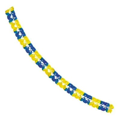 Girlang Rund Blå/Gul