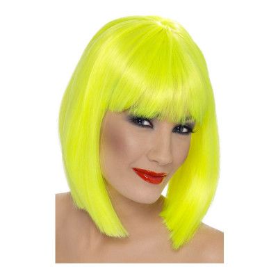 Glam Neongul Peruk - One size