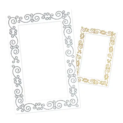 Glittriga Fotoramar Foto Props