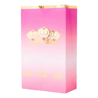 Godispåsar Prinsesskrona Rosa - 8-pack