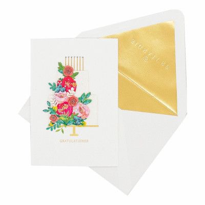 Gratulationskort Tårta 3D