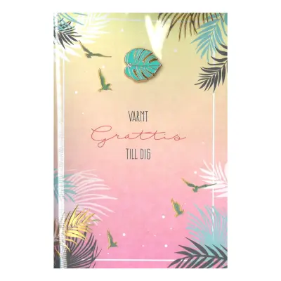 Gratulationskort Varmt Grattis Till Dig