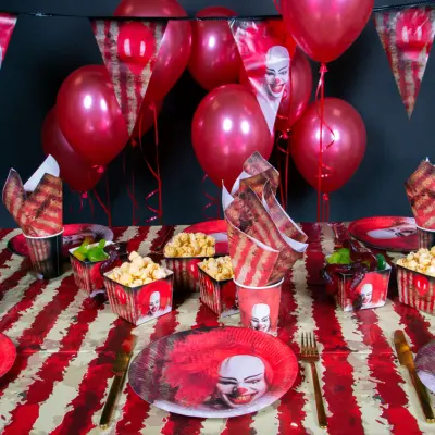 Halloweendukning Paket Skräckclown