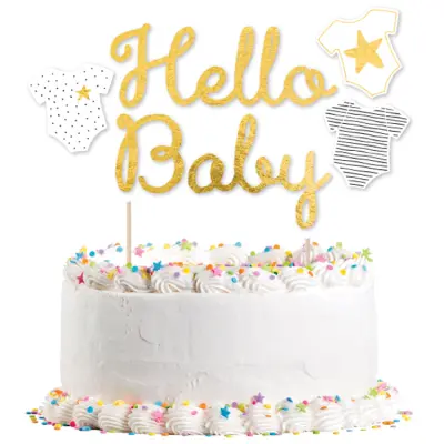 Hello Baby Tårtdekoration
