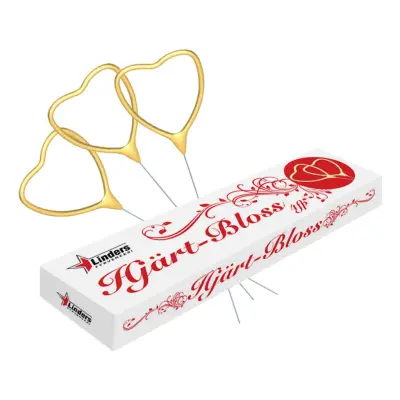 Hjärtbloss Guld - 4-pack