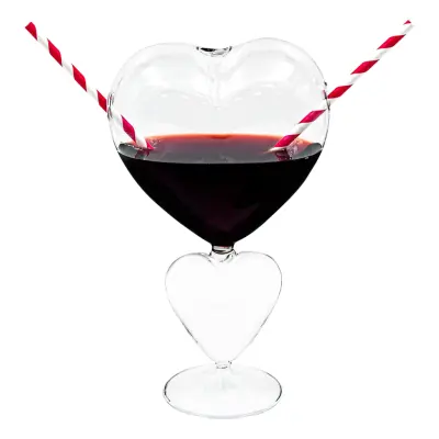 Hjärtformat Glas