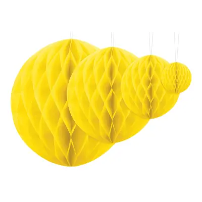 Honeycomb Boll Gul - 30 cm