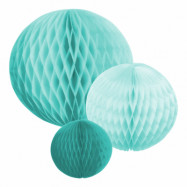Honeycombs Blå Aqua Glamor - 3-pack
