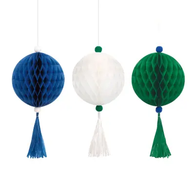 Honeycombs Blå/Vit/Grön - 3-pack