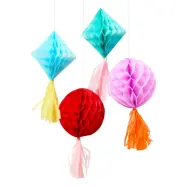 Honeycombs Bright Banquet - 4-pack