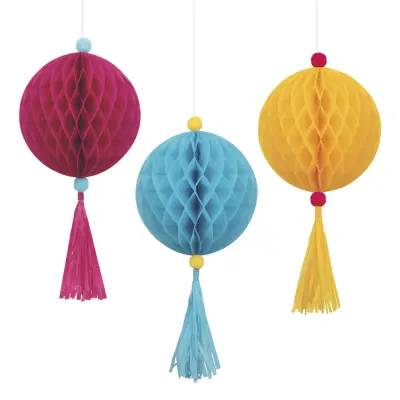 Honeycombs Gul/Blå/Röd - 3-pack