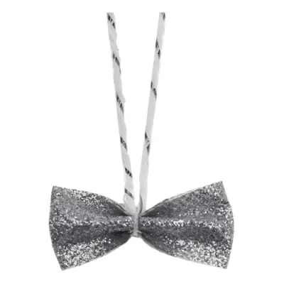 Inslagningsrosett Silver/Glitter