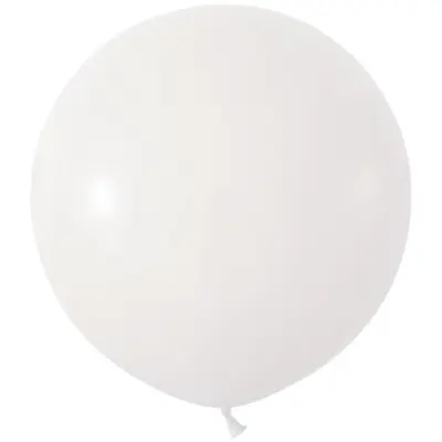 Jätteballong Rund 61cm Vit