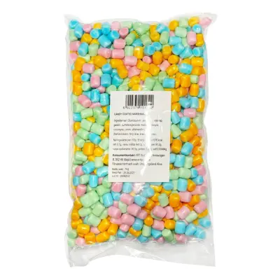Jellioo Candy Coated Marshmallow Barell Storpack - 1 kg