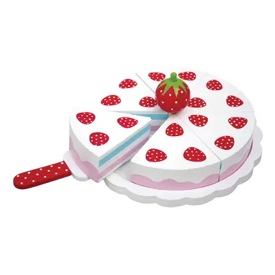 Jordgubbstårta Träleksaker