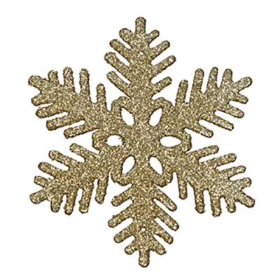 Julgranshänge Snöflinga - Guld