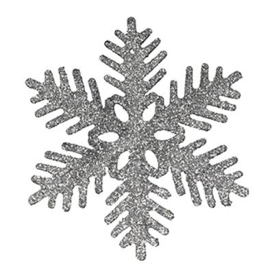 Julgranshänge Snöflinga - Silver