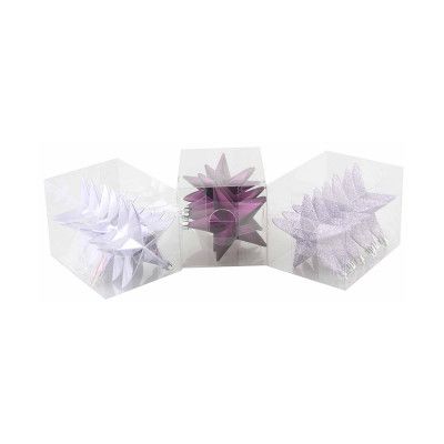 Julgranshänge Stjärna Lila - 6-pack