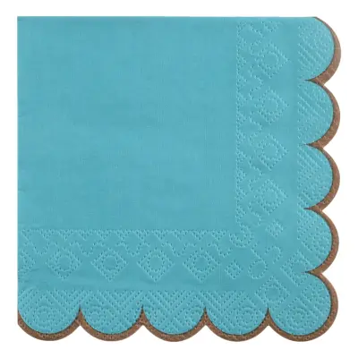 Kaffeservetter Dolce Vita Blå - 12-pack