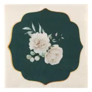 Kaffeservetter Eucalyptus - 12-pack