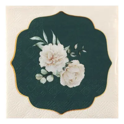 Kaffeservetter Eucalyptus - 12-pack