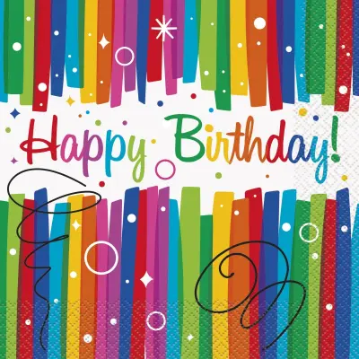 Kaffeservetter färgglatt 16-pack