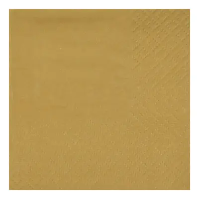 Kaffeservetter Guld - 25-pack