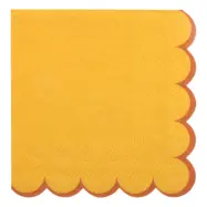 Kaffeservetter Gul/Orange - 12-pack