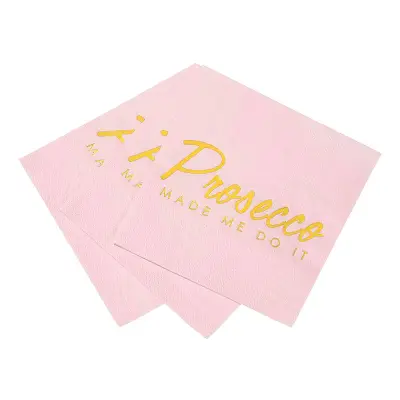 Kaffeservetter Prosecco Made Me Do It - 16-pack