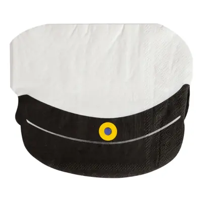 Kaffeservetter Studentmössa Stansade - 16-pack