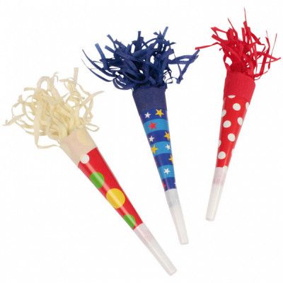 Amscan Kalas Trumpet 22 cm, 3-pack