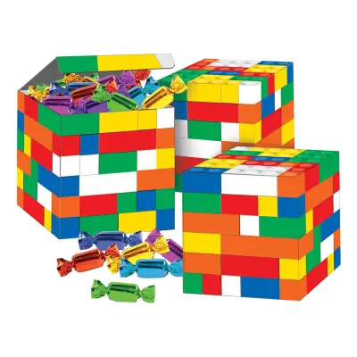 Kalasboxar Byggklossar - 3-pack