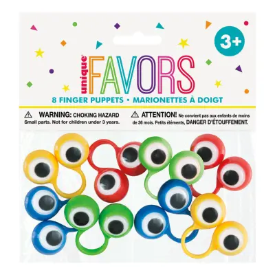 Kalasleksaker Fingerdockor - 8-pack