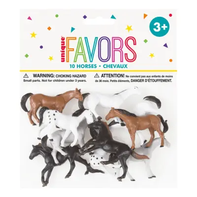 Kalasleksaker Hästar - 10-pack