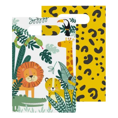 Kalaspåsar Djungeldjur - 8-pack