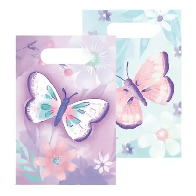 Kalaspåsar Fjärilar - 8-pack