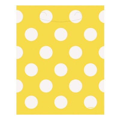 Kalaspåsar Gula Prickiga - 8-pack