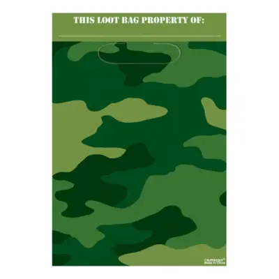 Kalaspåsar Kamouflage - 8-pack