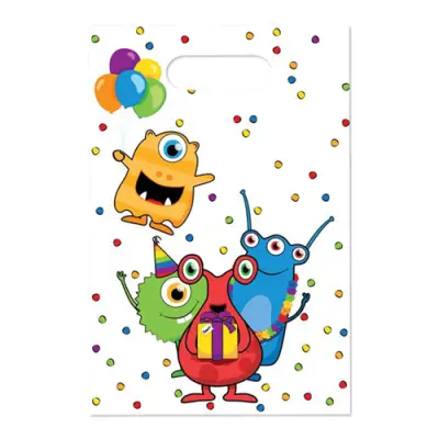 Kalaspåsar Monster Party - 6-pack