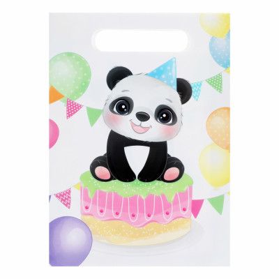 Kalaspåsar Panda Party - 10-pack