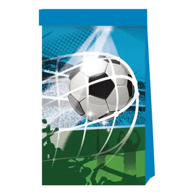 Kalaspåsar Papper Fotboll - 4-pack